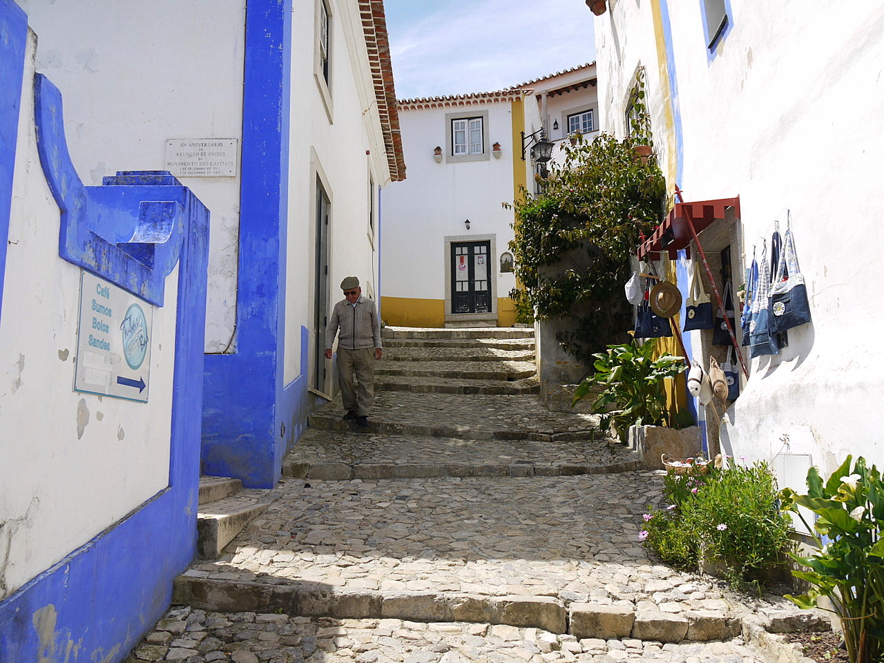 views of The Obidos town